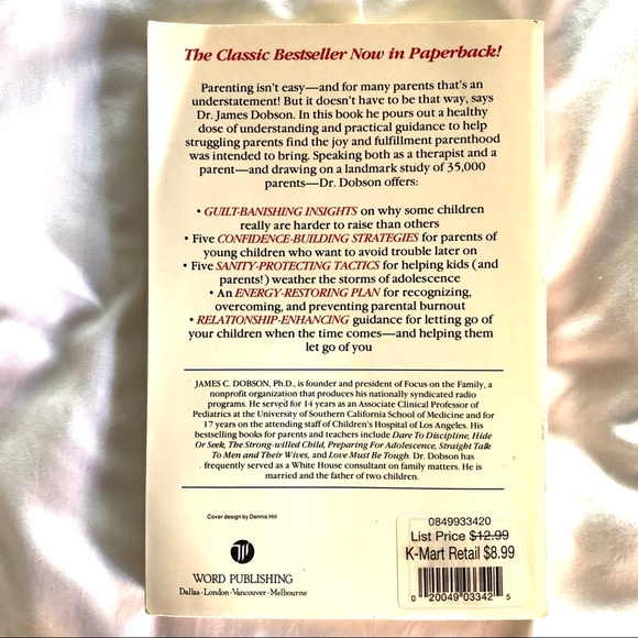 PARENTING ISN’T FOR COWARDS BY DR JAMES DOBSON - Picture 3 of 12